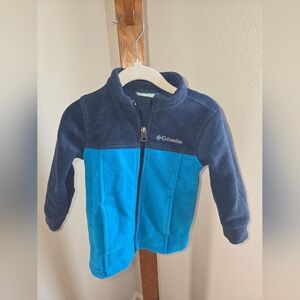 Columbia Two-Tone Blue Fleece Jacket